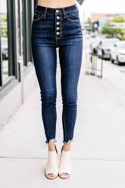 High-Waisted Skinny Jeans