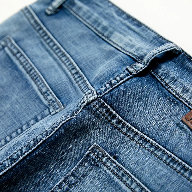 2024 Summer New Men's Denim Shorts Classic Black Blue Thin Section Fashion Slim Business Casual Jeans Shorts Male Brand 2024 Summer New Men's Denim Shorts Classic Black Blue Thin Section Fashion Slim Business Casual Jeans Shorts Male Brand