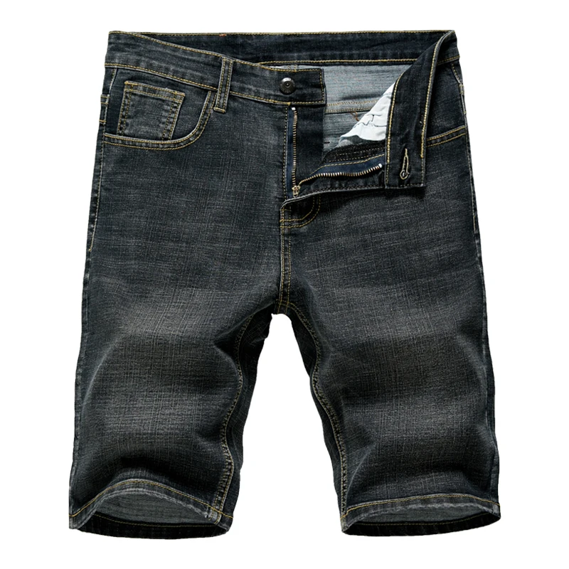 2024 Summer New Men's Denim Shorts Classic Black Blue Thin Section Fashion Slim Business Casual Jeans Shorts Male Brand 2024 Summer New Men's Denim Shorts Classic Black Blue Thin Section Fashion Slim Business Casual Jeans Shorts Male Brand