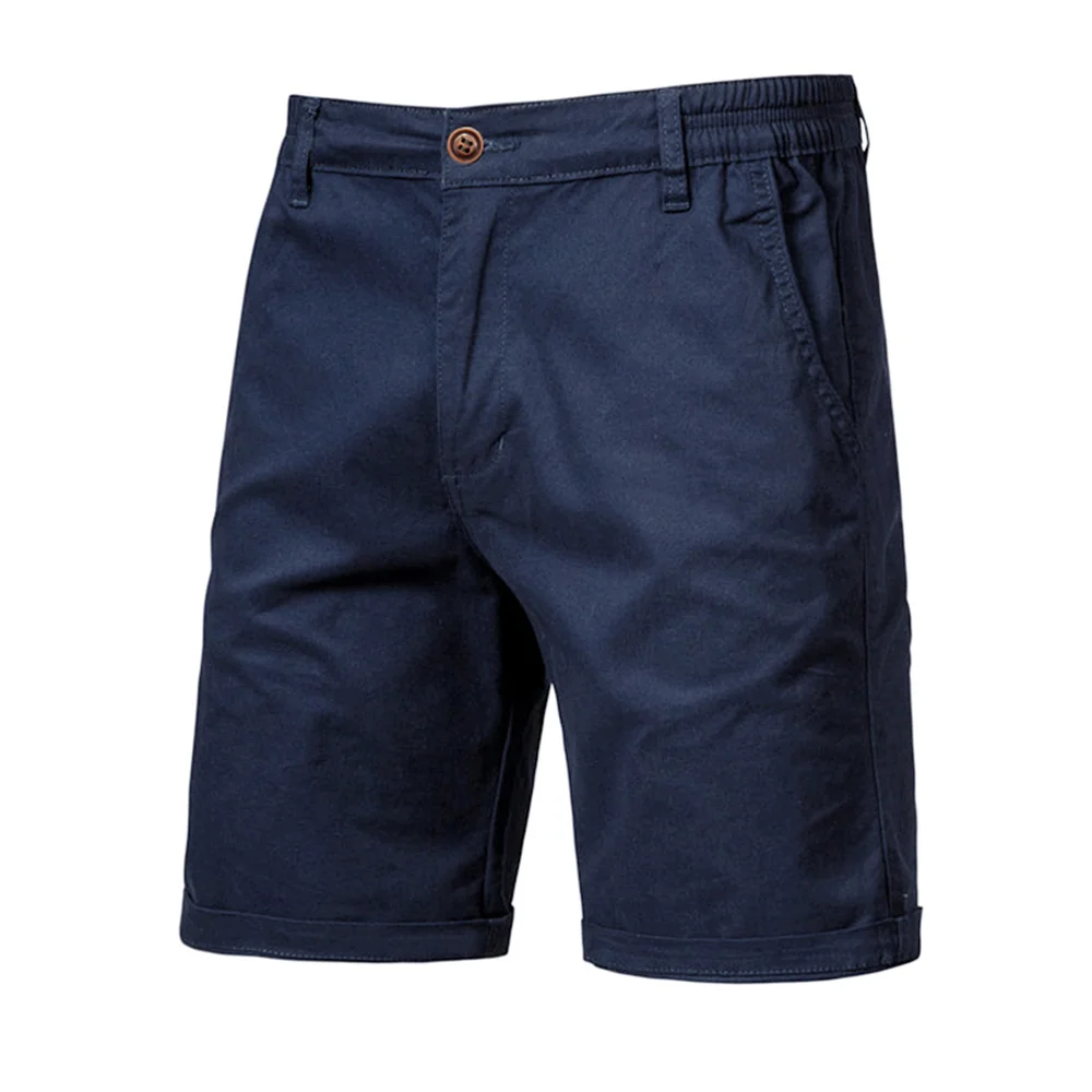 AIOPESON Summer 100% Cotton Solid Shorts Men High Quality Casual Business Social Elastic Waist Men Shorts 10 Colors Beach Shorts AIOPESON Summer 100% Cotton Solid Shorts Men High Quality Casual Business Social Elastic Waist Men Shorts 10 Colors Beach Shorts