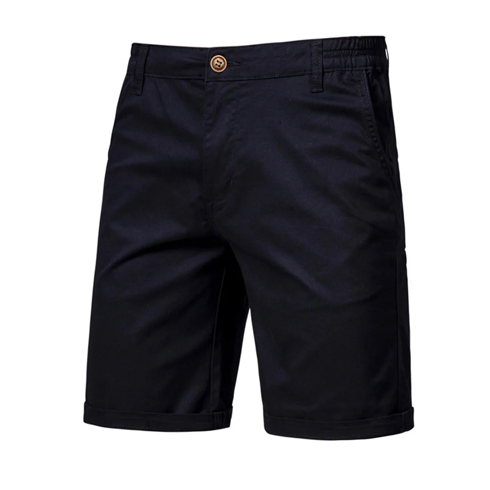 AIOPESON Summer 100% Cotton Solid Shorts Men High Quality Casual Business Social Elastic Waist Men Shorts 10 Colors Beach Shorts AIOPESON Summer 100% Cotton Solid Shorts Men High Quality Casual Business Social Elastic Waist Men Shorts 10 Colors Beach Shorts