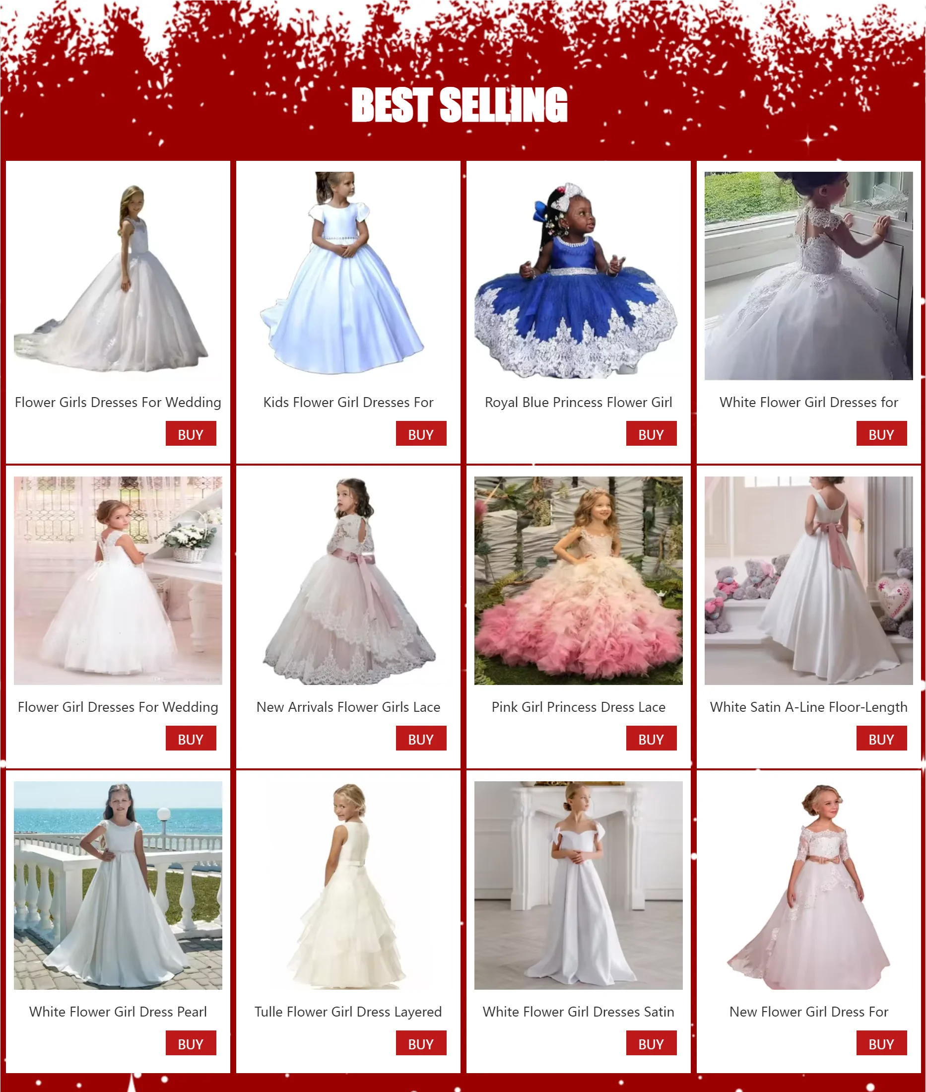 Princess Royal Blue Flower Girl Dresses For Wedding Beaded Tulle Toddler Girls Pageant Dress Kids Formal Wear