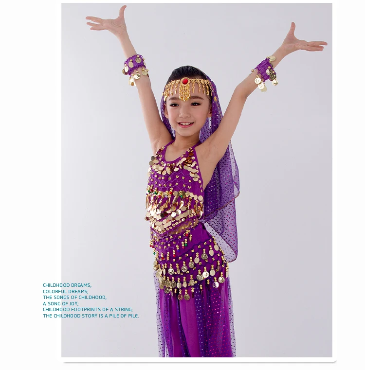 Kids Belly Dance Costumes Set Oriental Dance Girls Belly Dancing India Belly Dance Clothes Bellydance Child Kids Indian 6 Colors Kids Belly Dance Costumes Set Oriental Dance Girls Belly Dancing India Belly Dance Clothes Bellydance Child Kids Indian 6 Colors