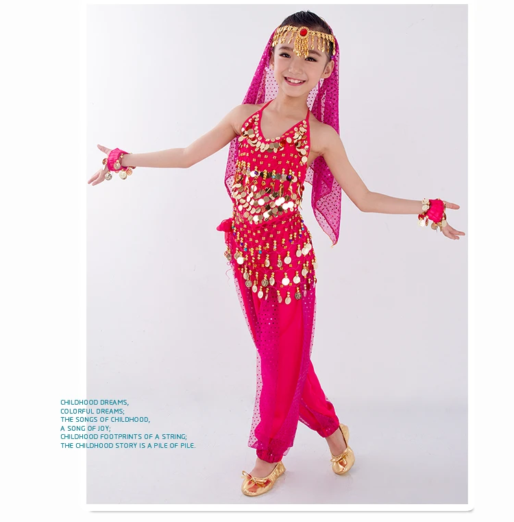 Kids Belly Dance Costumes Set Oriental Dance Girls Belly Dancing India Belly Dance Clothes Bellydance Child Kids Indian 6 Colors Kids Belly Dance Costumes Set Oriental Dance Girls Belly Dancing India Belly Dance Clothes Bellydance Child Kids Indian 6 Colors