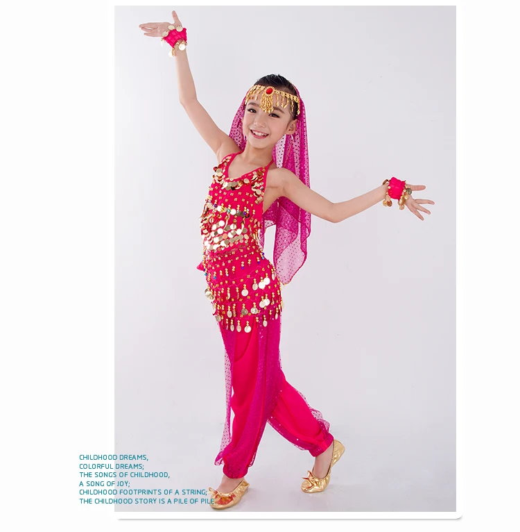 Kids Belly Dance Costumes Set Oriental Dance Girls Belly Dancing India Belly Dance Clothes Bellydance Child Kids Indian 6 Colors Kids Belly Dance Costumes Set Oriental Dance Girls Belly Dancing India Belly Dance Clothes Bellydance Child Kids Indian 6 Colors
