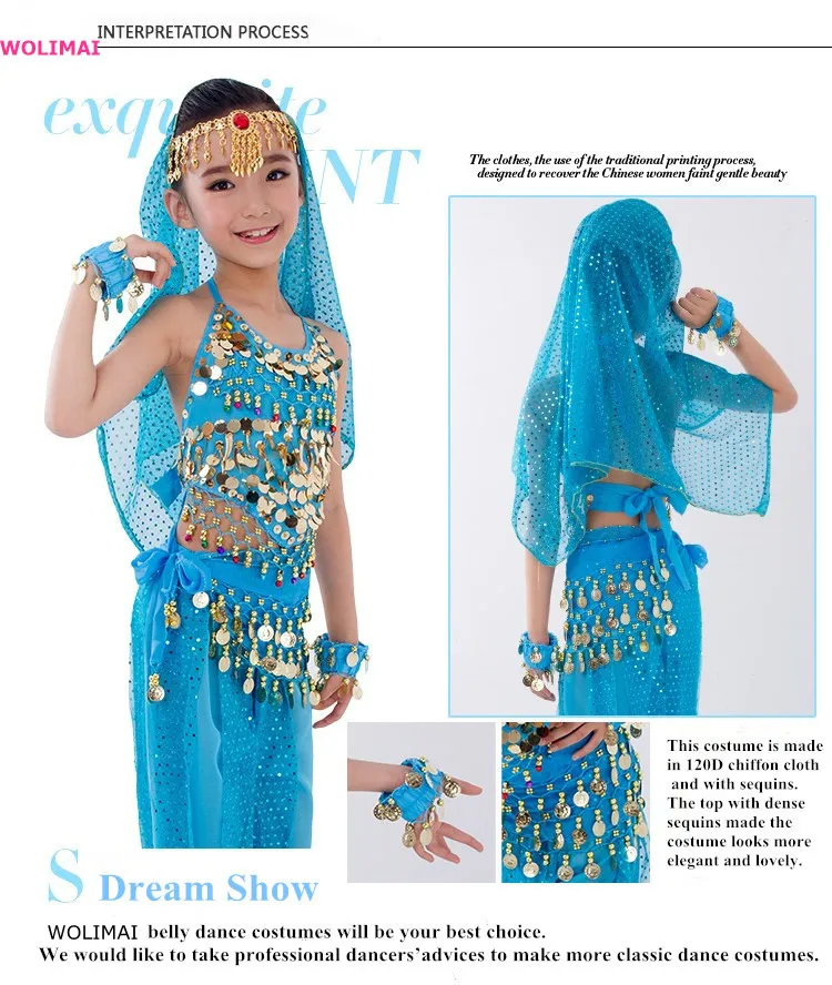 Kids Belly Dance Costumes Set Oriental Dance Girls Belly Dancing India Belly Dance Clothes Bellydance Child Kids Indian 6 Colors Kids Belly Dance Costumes Set Oriental Dance Girls Belly Dancing India Belly Dance Clothes Bellydance Child Kids Indian 6 Colors