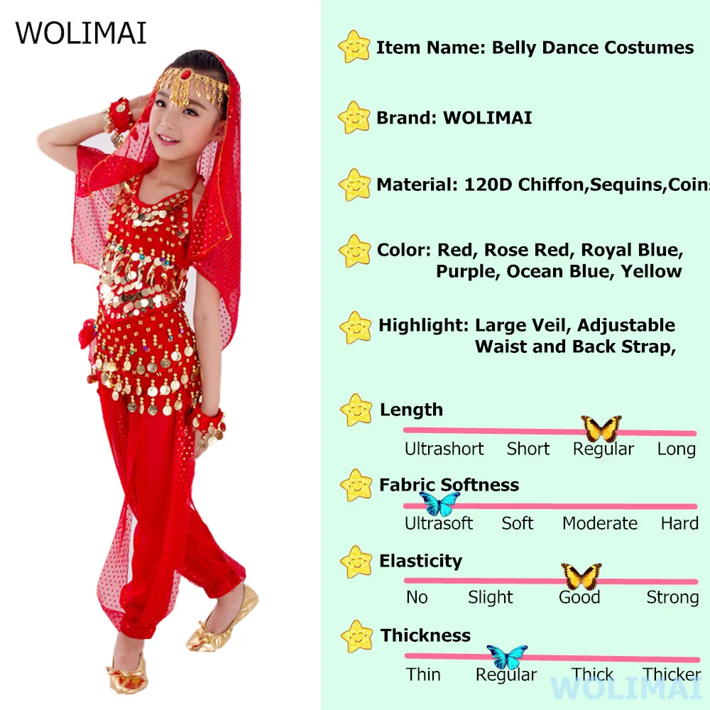 Kids Belly Dance Costumes Set Oriental Dance Girls Belly Dancing India Belly Dance Clothes Bellydance Child Kids Indian 6 Colors Kids Belly Dance Costumes Set Oriental Dance Girls Belly Dancing India Belly Dance Clothes Bellydance Child Kids Indian 6 Colors