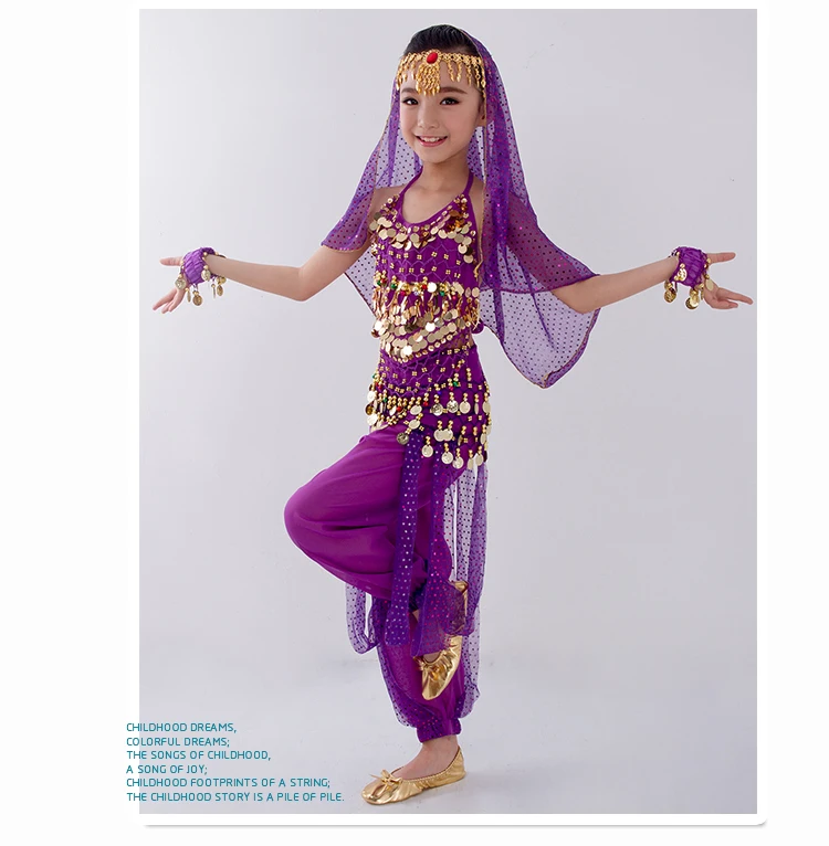 Kids Belly Dance Costumes Set Oriental Dance Girls Belly Dancing India Belly Dance Clothes Bellydance Child Kids Indian 6 Colors Kids Belly Dance Costumes Set Oriental Dance Girls Belly Dancing India Belly Dance Clothes Bellydance Child Kids Indian 6 Colors