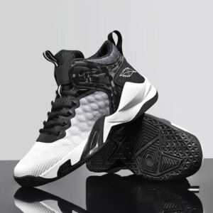 Men's Basketball Shoes Breathable Non-Slip Sneakers Fashionable Sports