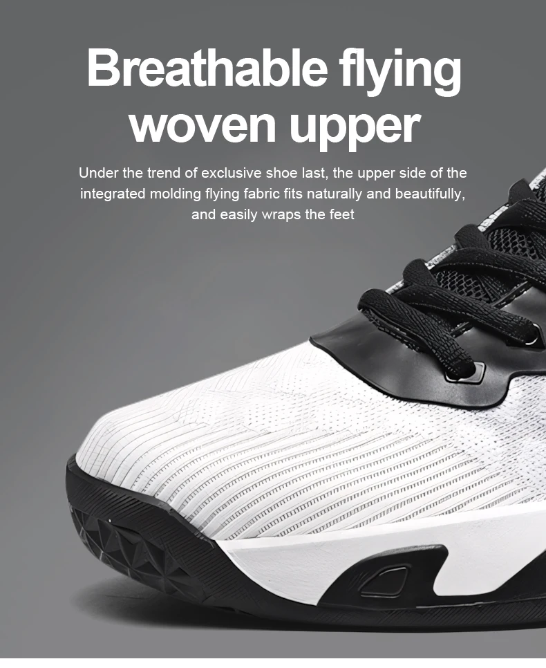 Men's Basketball Shoes Breathable Non-Slip Sneakers Fashionable Sports