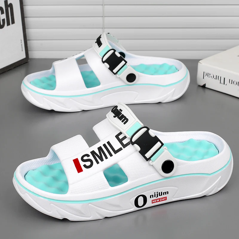 2025 New Men's Massage Slippers Indoor Outdoor Sandals Beach Comfortable Soft Slides Clogs Casual Shoes Men Women Home Slippers 2025 New Men's Massage Slippers Indoor Outdoor Sandals Beach Comfortable Soft Slides Clogs Casual Shoes Men Women Home Slippers