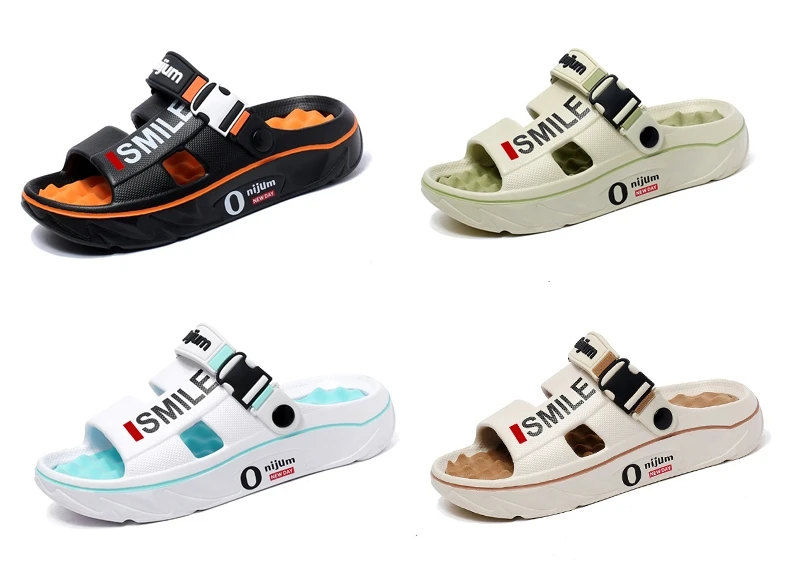 2025 New Men's Massage Slippers Indoor Outdoor Sandals Beach Comfortable Soft Slides Clogs Casual Shoes Men Women Home Slippers 2025 New Men's Massage Slippers Indoor Outdoor Sandals Beach Comfortable Soft Slides Clogs Casual Shoes Men Women Home Slippers