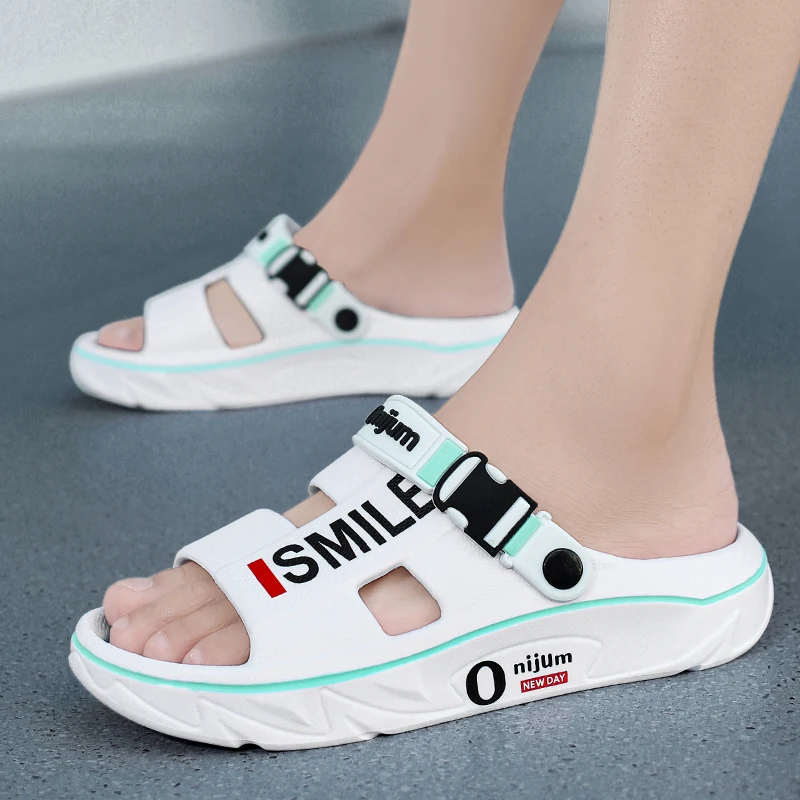 2025 New Men's Massage Slippers Indoor Outdoor Sandals Beach Comfortable Soft Slides Clogs Casual Shoes Men Women Home Slippers 2025 New Men's Massage Slippers Indoor Outdoor Sandals Beach Comfortable Soft Slides Clogs Casual Shoes Men Women Home Slippers