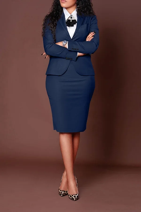 BWQ Women's Set Full Sleeve Button Blazer + Skirts Suit 2025 Winter Casual Streetwear Two 2 Piece Set Africa OL Work Outfits BWQ Women's Set Full Sleeve Button Blazer + Skirts Suit 2025 Winter Casual Streetwear Two 2 Piece Set Africa OL Work Outfits