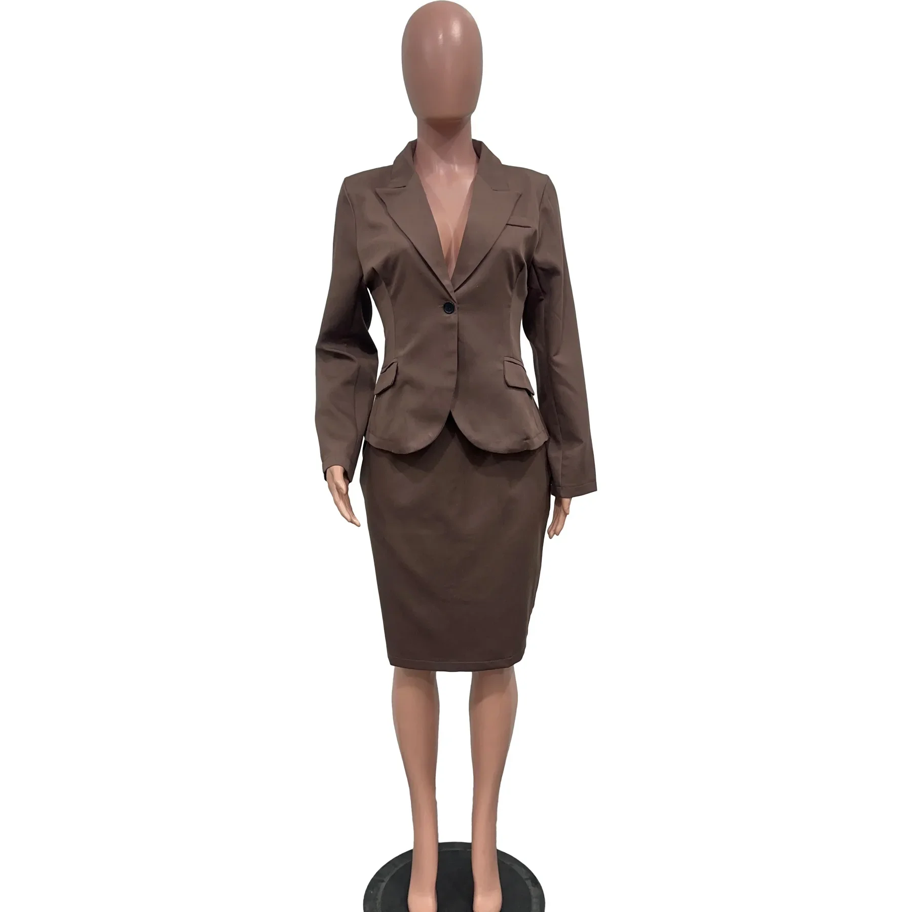 BWQ Women's Set Full Sleeve Button Blazer + Skirts Suit 2025 Winter Casual Streetwear Two 2 Piece Set Africa OL Work Outfits BWQ Women's Set Full Sleeve Button Blazer + Skirts Suit 2025 Winter Casual Streetwear Two 2 Piece Set Africa OL Work Outfits