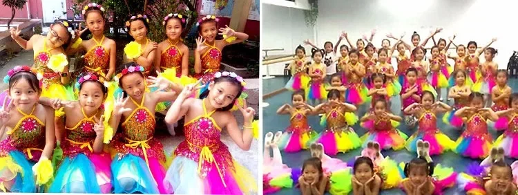 Fashion Princess Girl Dress Children Costume Summer Stage Sequin Tutu Baby Clothes Robe Fille Party Dance Kids Dresses Vestidos