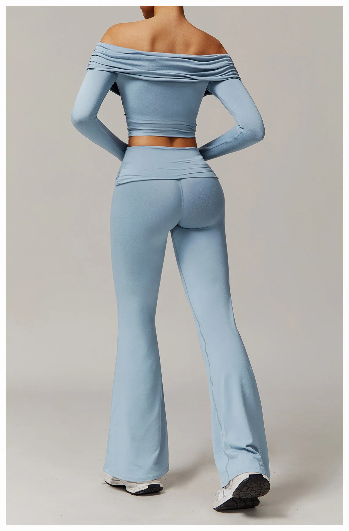 Women Yoga Suit 2PCS Sports Set Quick-Drying Gym Set Women Tracksuit Running Workout Long Sleeve Sports Shirt Yoga Clothing