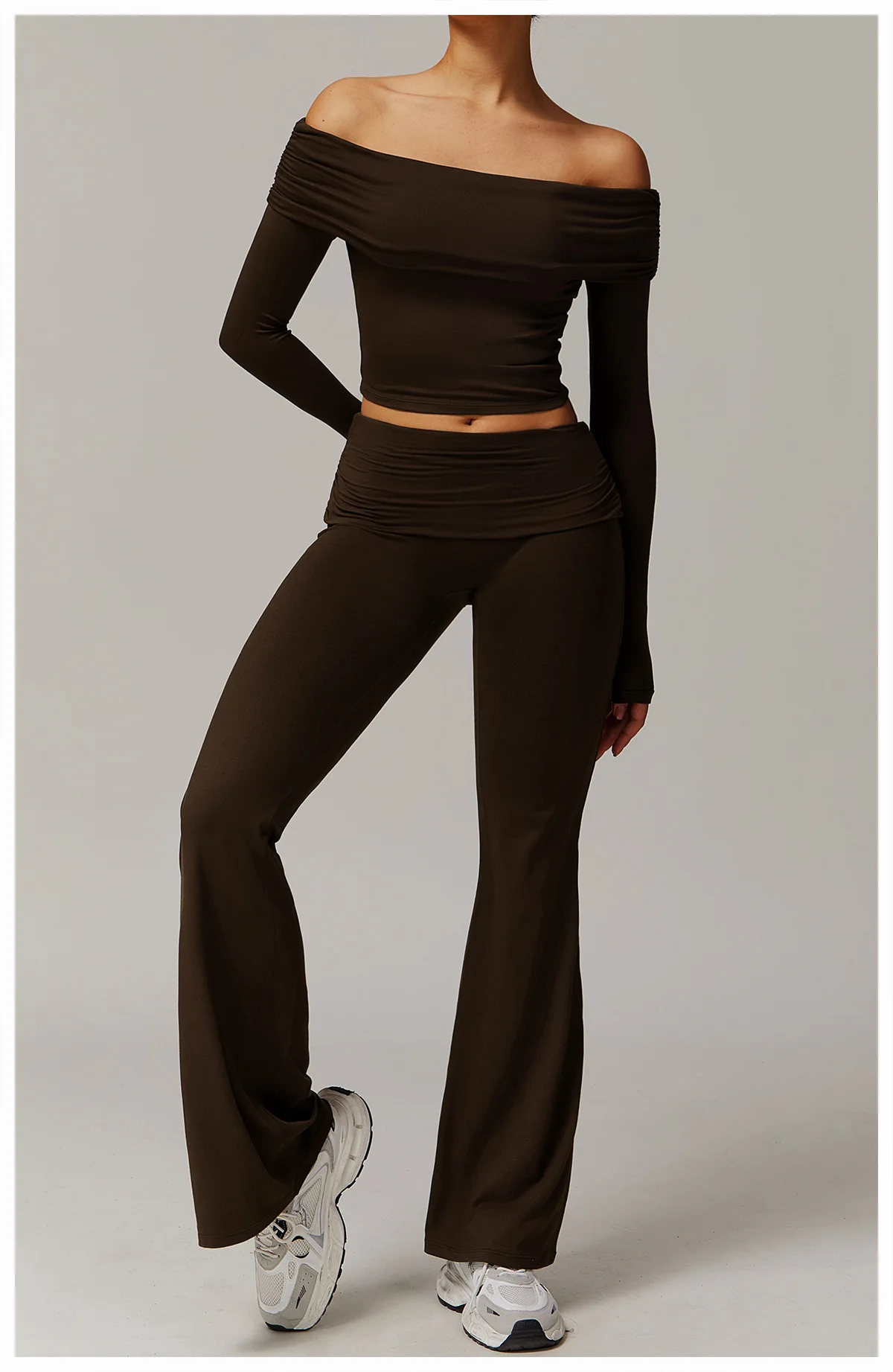 Women Yoga Suit 2PCS Sports Set Quick-Drying Gym Set Women Tracksuit Running Workout Long Sleeve Sports Shirt Yoga Clothing
