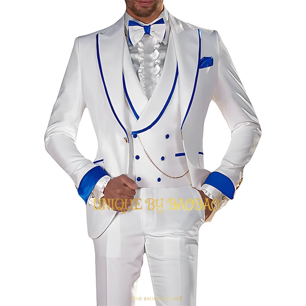 Men 3-piece wedding tailcoat (jacket+vest+pants) fashion performance concert groom engagement cocktail summer party custom suit Men 3-piece wedding tailcoat (jacket+vest+pants) fashion performance concert groom engagement cocktail summer party custom suit