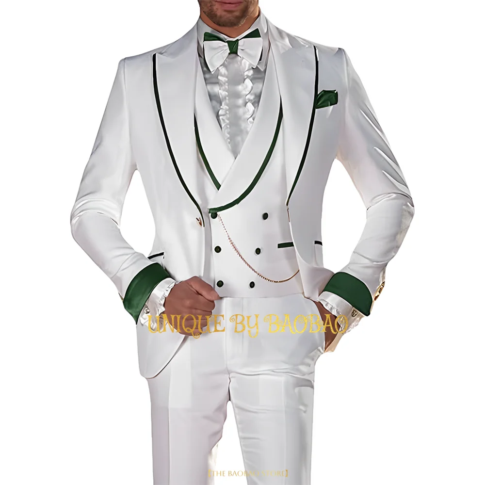 Men 3-piece wedding tailcoat (jacket+vest+pants) fashion performance concert groom engagement cocktail summer party custom suit Men 3-piece wedding tailcoat (jacket+vest+pants) fashion performance concert groom engagement cocktail summer party custom suit
