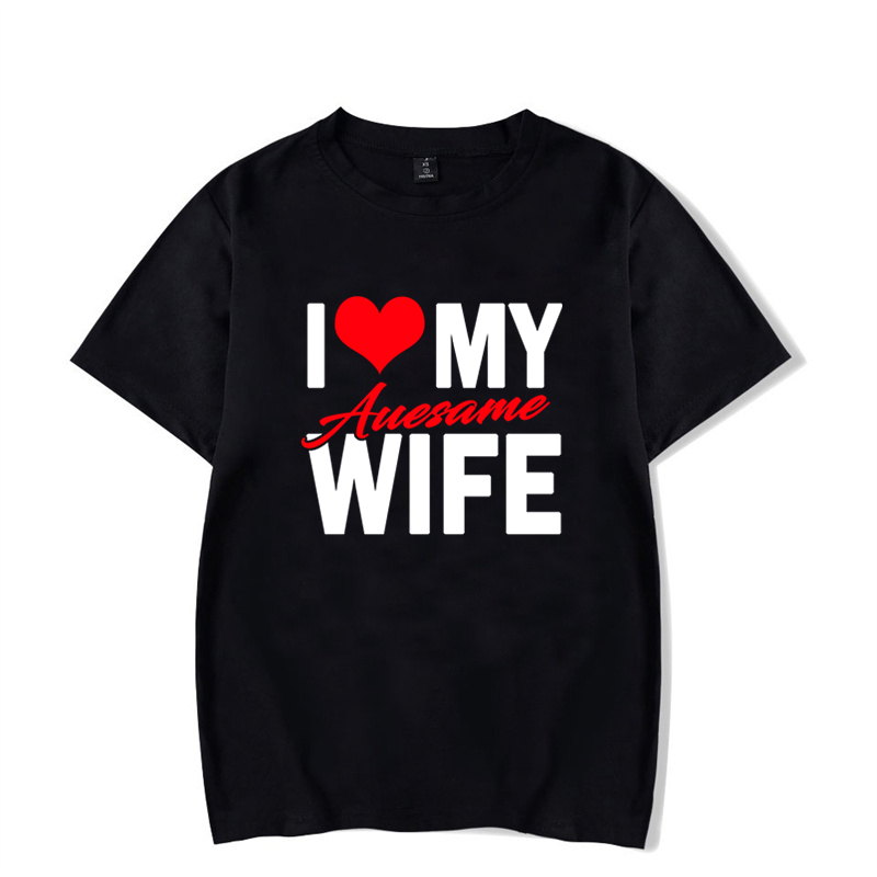 I Love My Awesome Wife Husband T Shirts Honeymoon Couple Outfits Dating Couples Anniversary Gifts Men Women Tee Shirt Oversize I Love My Awesome Wife Husband T Shirts Honeymoon Couple Outfits Dating Couples Anniversary Gifts Men Women Tee Shirt Oversize