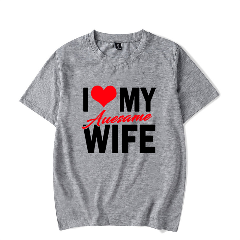 I Love My Awesome Wife Husband T Shirts Honeymoon Couple Outfits Dating Couples Anniversary Gifts Men Women Tee Shirt Oversize I Love My Awesome Wife Husband T Shirts Honeymoon Couple Outfits Dating Couples Anniversary Gifts Men Women Tee Shirt Oversize