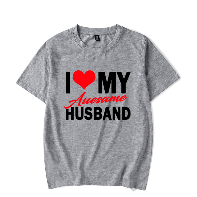 I Love My Awesome Wife Husband T Shirts Honeymoon Couple Outfits Dating Couples Anniversary Gifts Men Women Tee Shirt Oversize I Love My Awesome Wife Husband T Shirts Honeymoon Couple Outfits Dating Couples Anniversary Gifts Men Women Tee Shirt Oversize