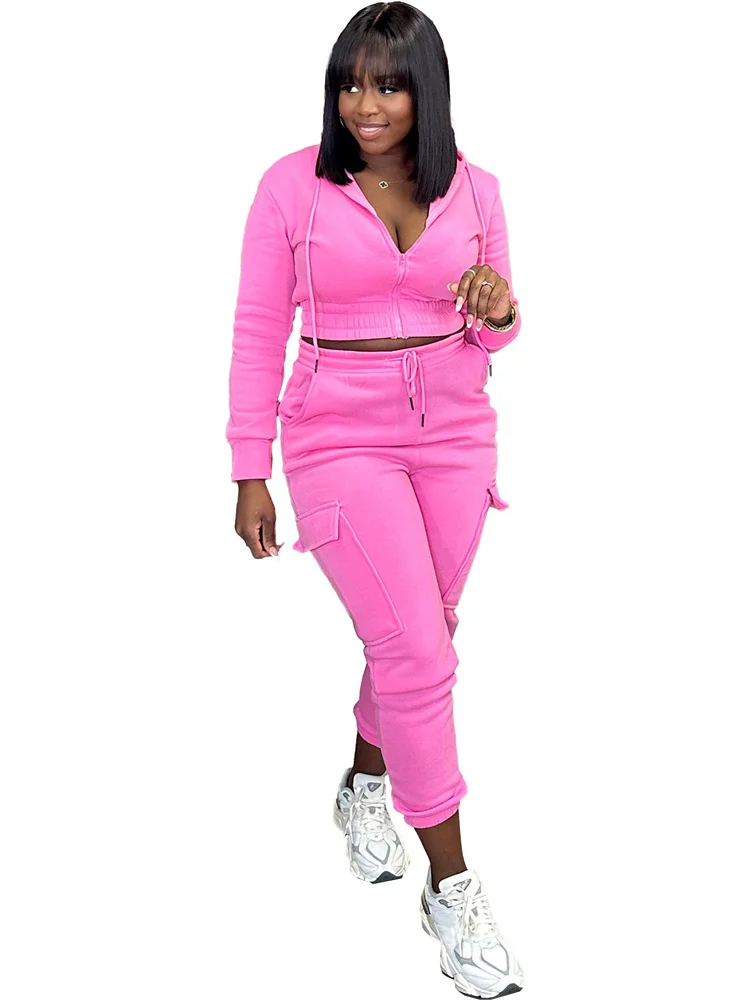 Wmstar Two Piece Outfits for Women Sport Suit Matching Tracksuit Casual Top and Pants Sets Fall Clothes Wholesale Dropshipping Wmstar Two Piece Outfits for Women Sport Suit Matching Tracksuit Casual Top and Pants Sets Fall Clothes Wholesale Dropshipping