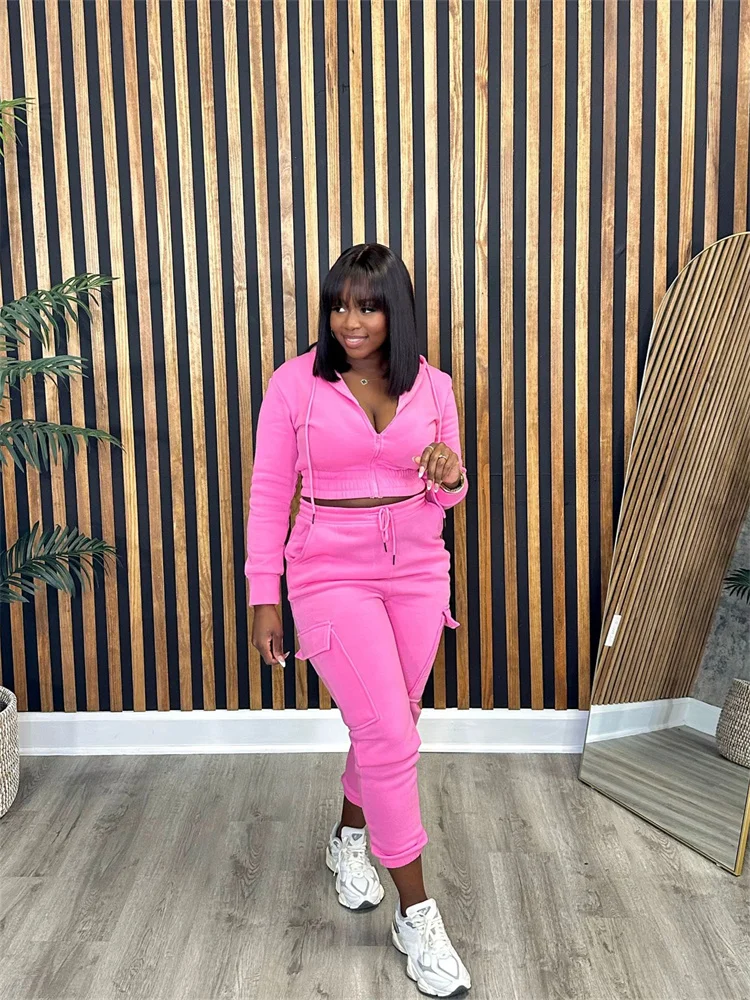 Wmstar Two Piece Outfits for Women Sport Suit Matching Tracksuit Casual Top and Pants Sets Fall Clothes Wholesale Dropshipping Wmstar Two Piece Outfits for Women Sport Suit Matching Tracksuit Casual Top and Pants Sets Fall Clothes Wholesale Dropshipping