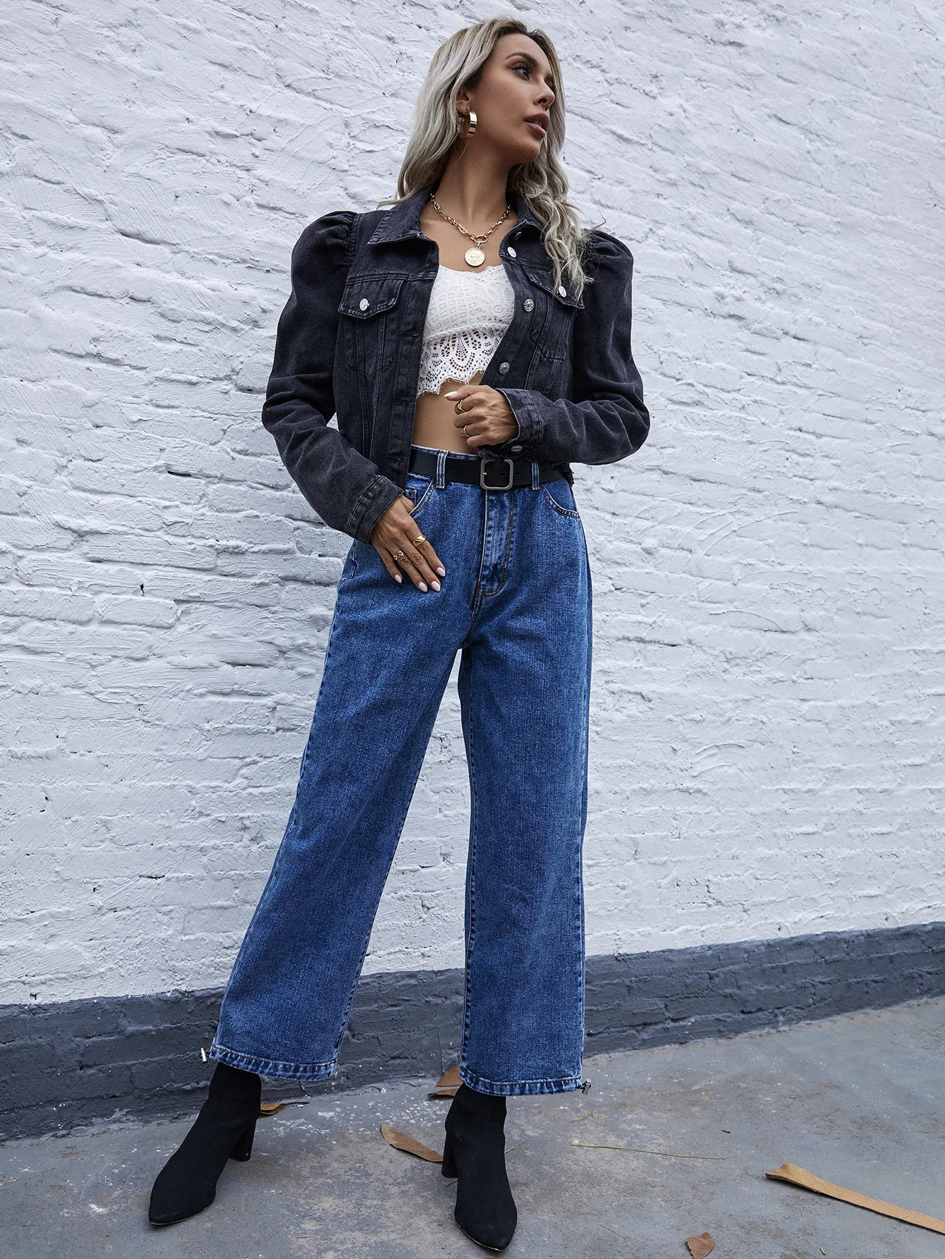 Sping Denim Coat Women Short Coats Turn Down Collar Jackets Single Breasted Open Stitch Jeans Y2k Streetwear Outerwear 2025 Sping Denim Coat Women Short Coats Turn Down Collar Jackets Single Breasted Open Stitch Jeans Y2k Streetwear Outerwear 2025