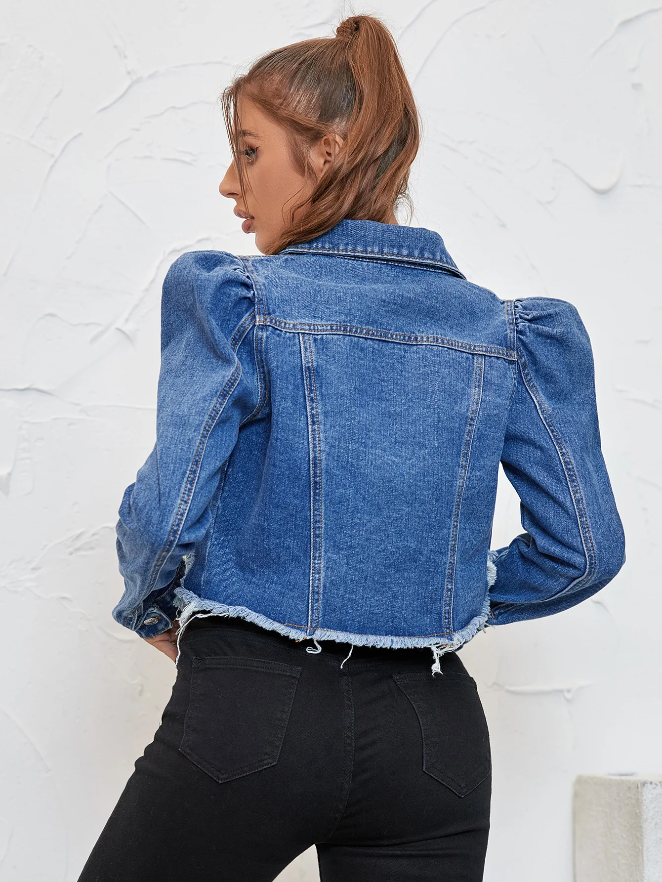 Sping Denim Coat Women Short Coats Turn Down Collar Jackets Single Breasted Open Stitch Jeans Y2k Streetwear Outerwear 2025 Sping Denim Coat Women Short Coats Turn Down Collar Jackets Single Breasted Open Stitch Jeans Y2k Streetwear Outerwear 2025