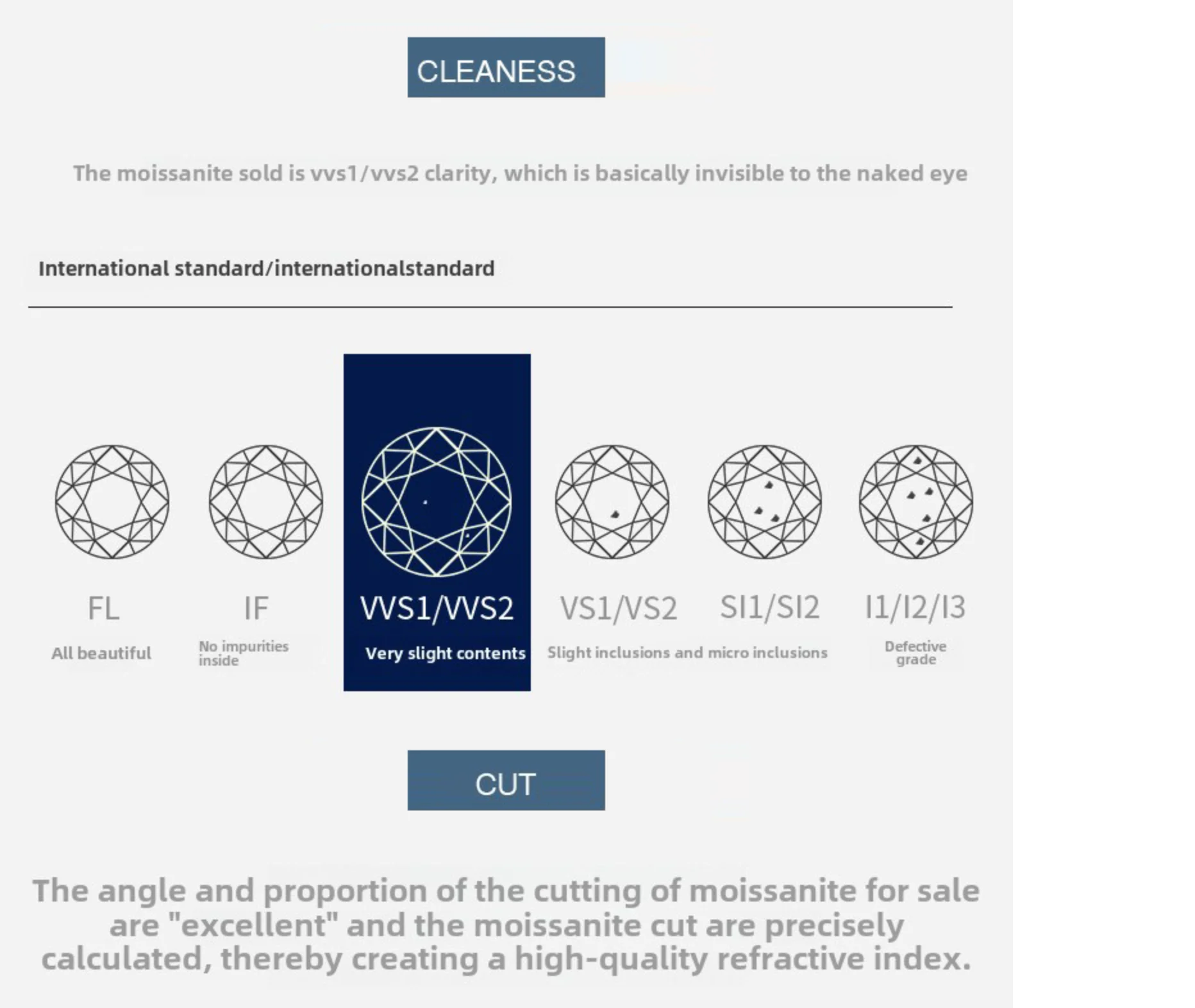 MoisaLuxe Official Store GRA Moissanite Plata Sterling 925 Silver Korean Version Open Men's And Women's Diamond Pair Ring