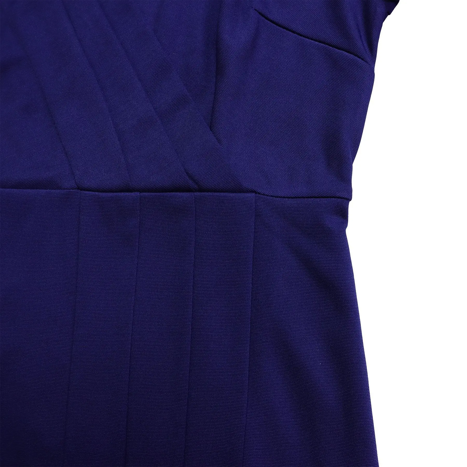 Summer New 2025 Women's Solid Color V-Neck Short Sleeve Dress Pencil Skirt Waist Tunle Material Fashionable Casual Maxi Dress