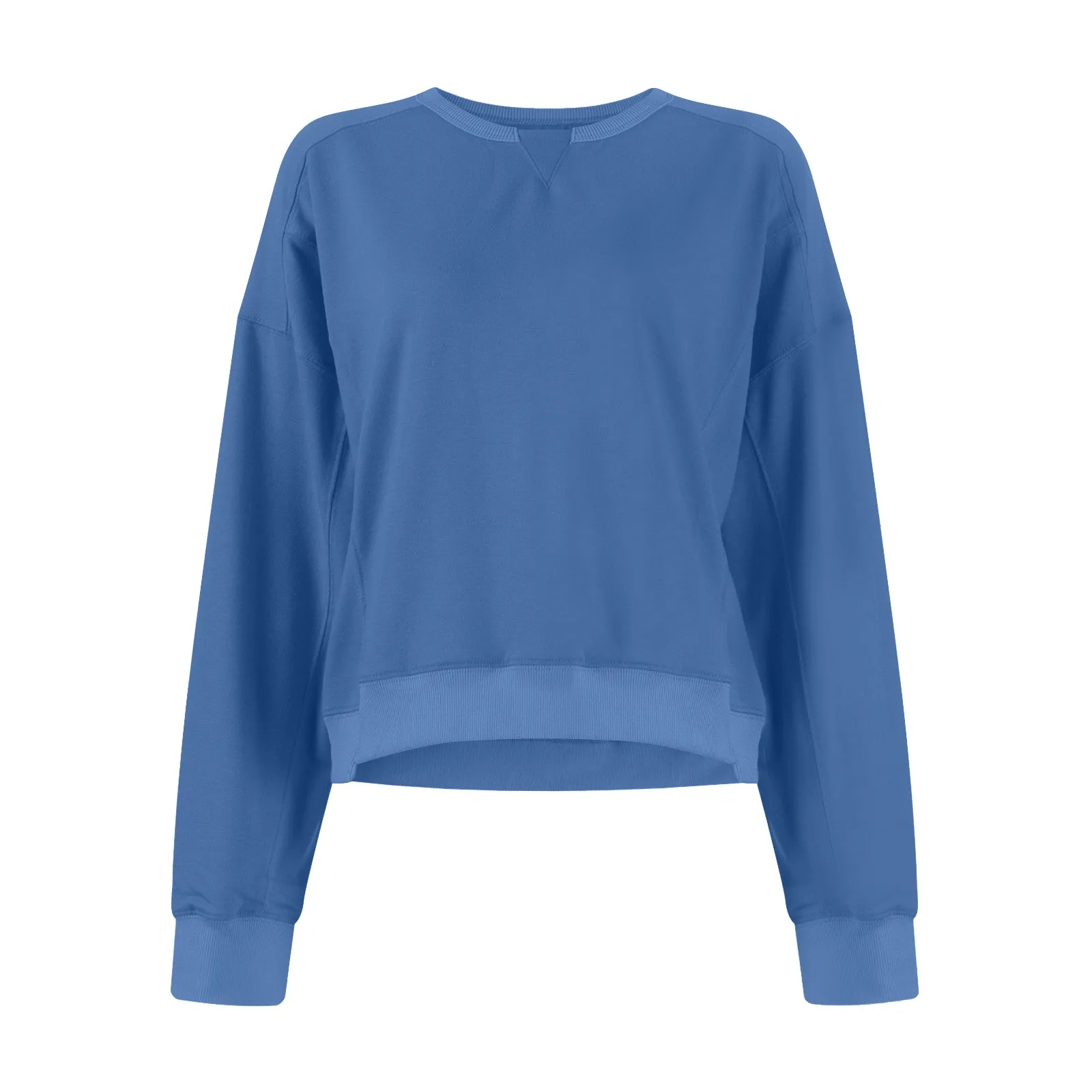 Autumn Women'S Long-Sleeved Simple Tops T-Shirts Round Neck Loose Solid Color Fashion Women'S New Sweatshirt Clothing 2024 Autumn Women'S Long-Sleeved Simple Tops T-Shirts Round Neck Loose Solid Color Fashion Women'S New Sweatshirt Clothing 2024
