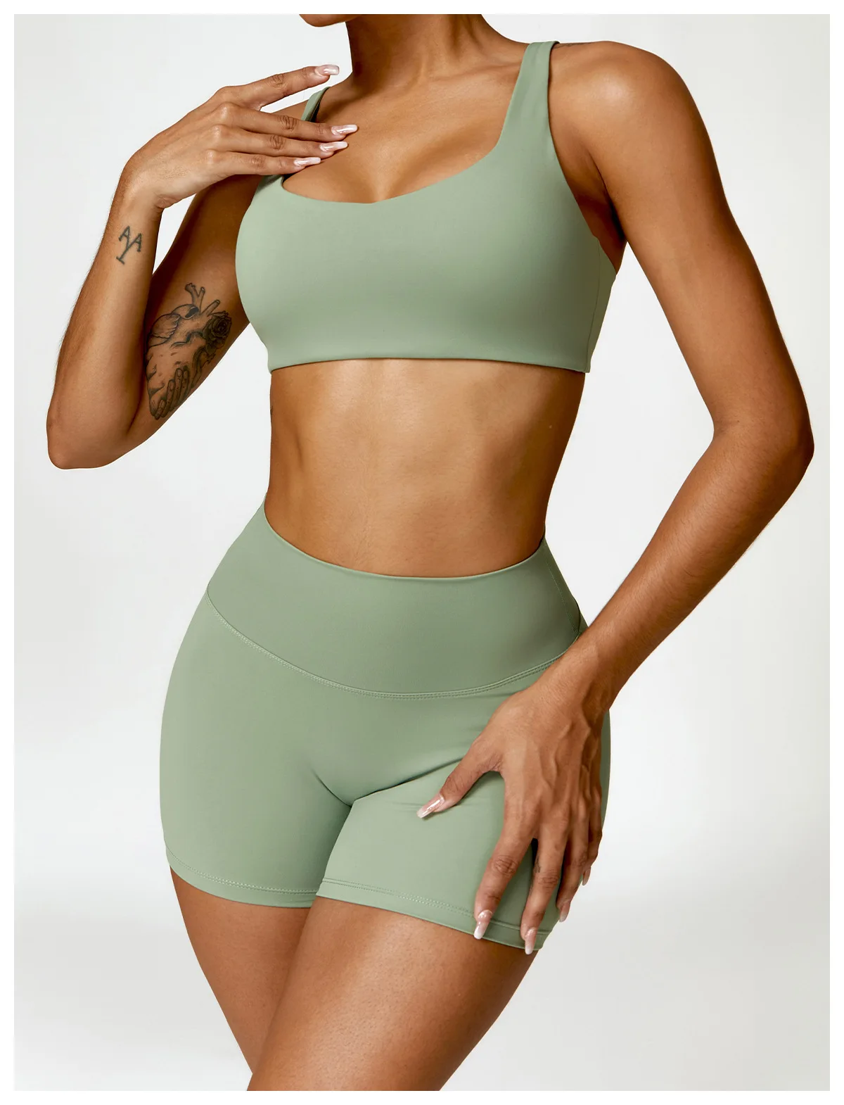 Yoga Set 2PCS Women Gym Long Sleeve Seamless Sportswear Workout Clothes Athletic Wear Legging Fitness Bra Crop Top Sports Suits Yoga Set 2PCS Women Gym Long Sleeve Seamless Sportswear Workout Clothes Athletic Wear Legging Fitness Bra Crop Top Sports Suits