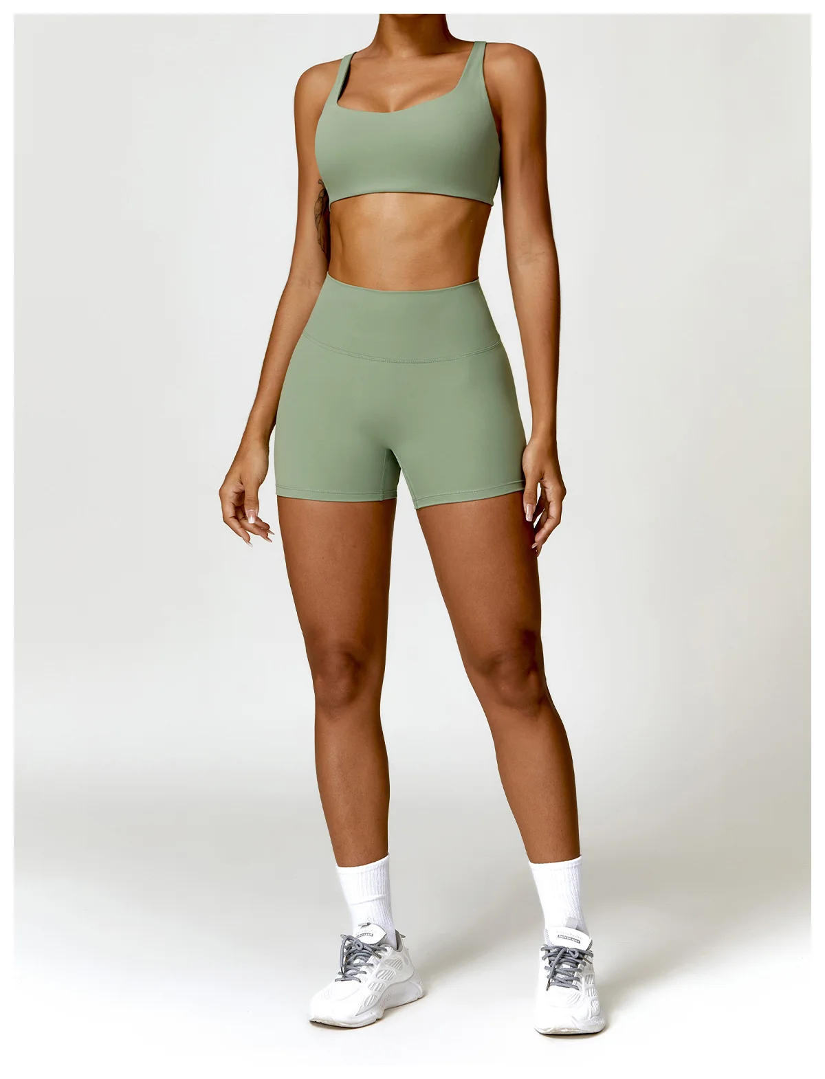 Yoga Set 2PCS Women Gym Long Sleeve Seamless Sportswear Workout Clothes Athletic Wear Legging Fitness Bra Crop Top Sports Suits Yoga Set 2PCS Women Gym Long Sleeve Seamless Sportswear Workout Clothes Athletic Wear Legging Fitness Bra Crop Top Sports Suits