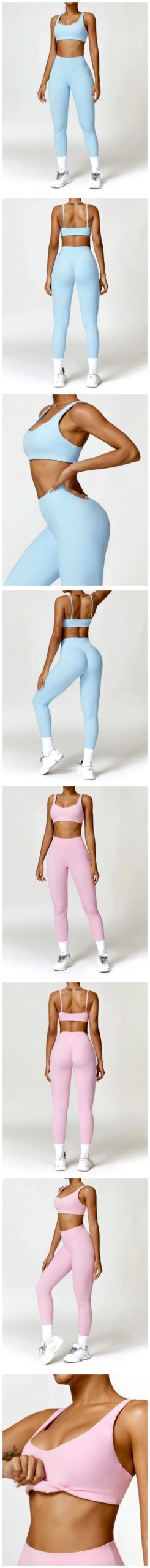Yoga Set 2PCS Women Gym Long Sleeve Seamless Sportswear Workout Clothes Athletic Wear Legging Fitness Bra Crop Top Sports Suits Yoga Set 2PCS Women Gym Long Sleeve Seamless Sportswear Workout Clothes Athletic Wear Legging Fitness Bra Crop Top Sports Suits