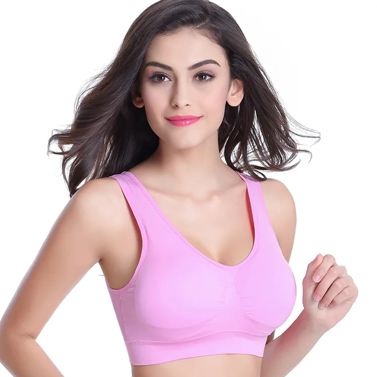 Women Sports Bra Without pad Sleep Brassiere Underwear sleep yoga sports bra vest Plus Size Top no sponge insert pad Bralette Women Sports Bra Without pad Sleep Brassiere Underwear sleep yoga sports bra vest Plus Size Top no sponge insert pad Bralette