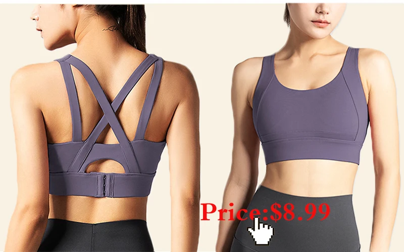 Aiithuug Zipper Hook Yoga Bra Bounce Control Gym Bra Workout Bras Fitness Running Top Elastic Spandex Soft Bras Crop Tops Active Aiithuug Zipper Hook Yoga Bra Bounce Control Gym Bra Workout Bras Fitness Running Top Elastic Spandex Soft Bras Crop Tops Active