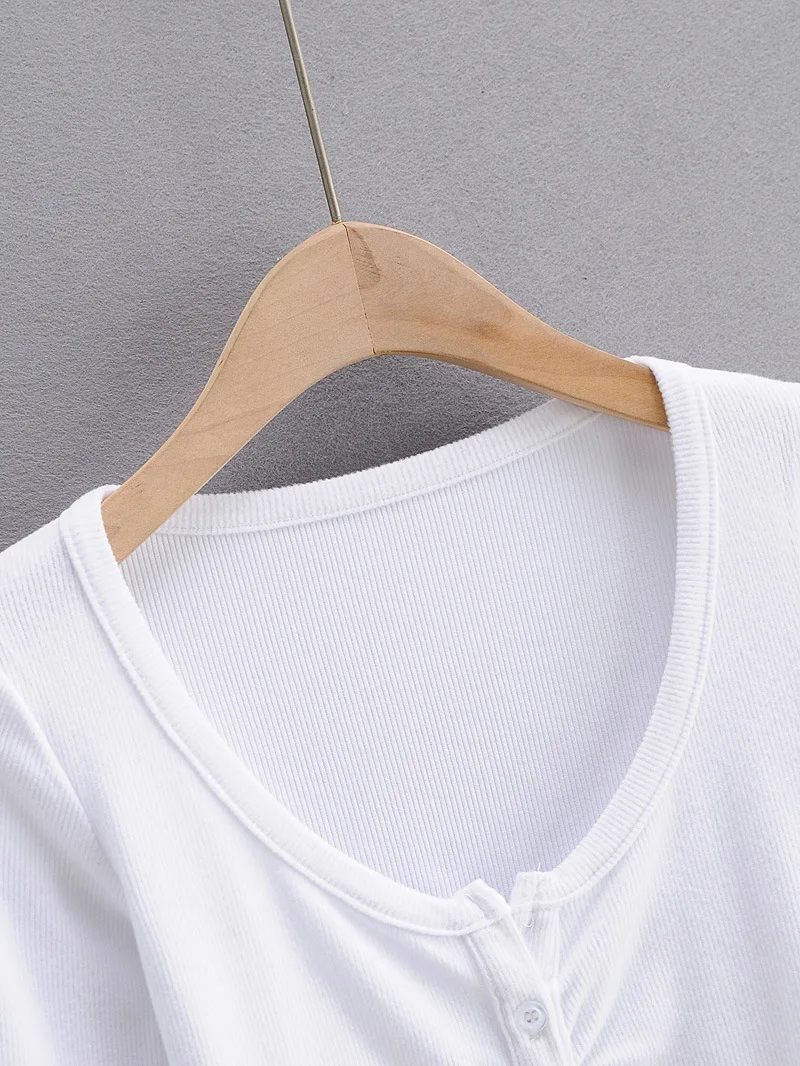 Slim V-neck Long Sleeve Bottomed Womens Tops And Blouses High Street Solid Color Open Navel Cardigan Slim V-neck Long Sleeve Bottomed Womens Tops And Blouses High Street Solid Color Open Navel Cardigan
