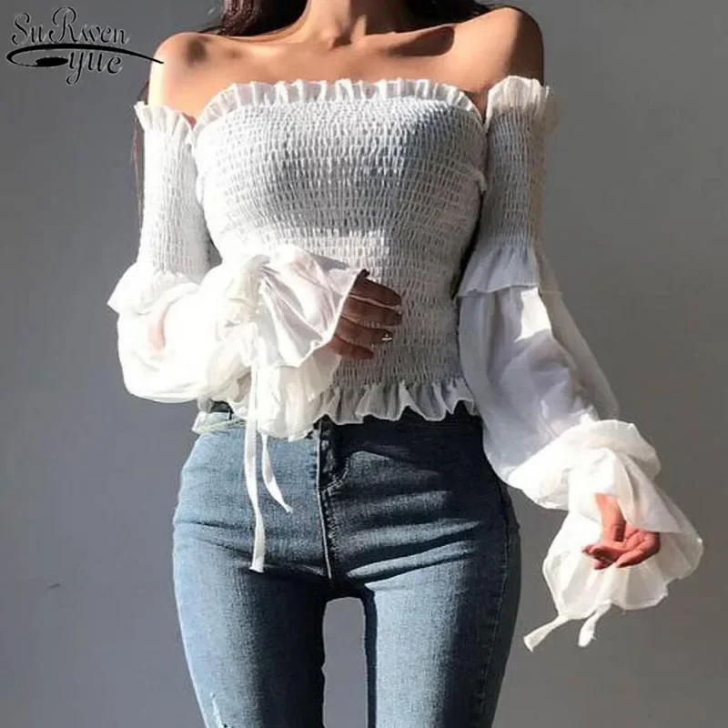 Cotton T-Shirt Women Long Sleeve Striped T Shirt Fashion 2025 Spring Autumn Female Clothes Top Tee Lady V-neck Tops 7215