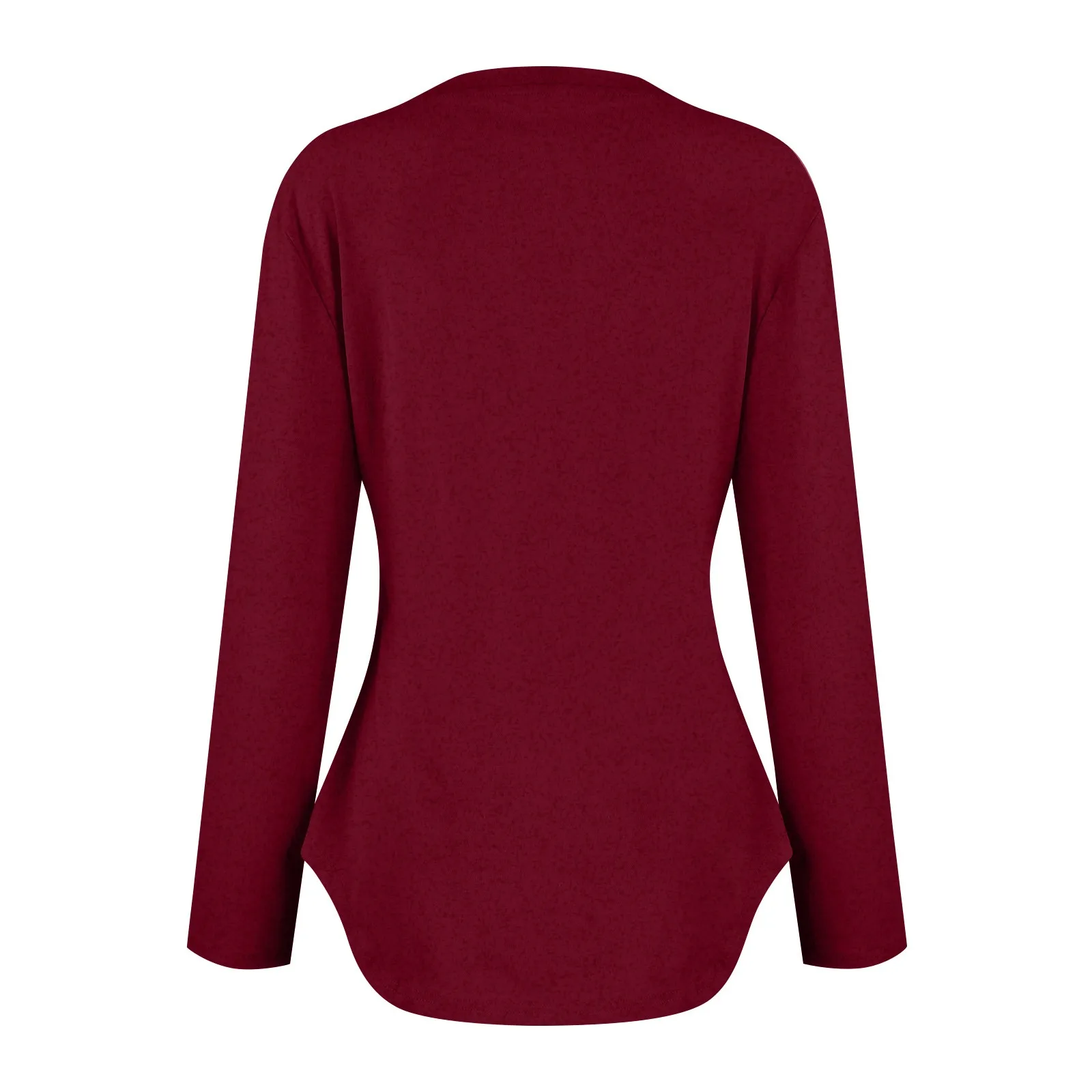 Traf 2024 Mujer Womens Long Sleeve Round Neck Shirts Side Split Basic Loose Tunic Tops Casual Shirts Ropa De Mujer Fashion