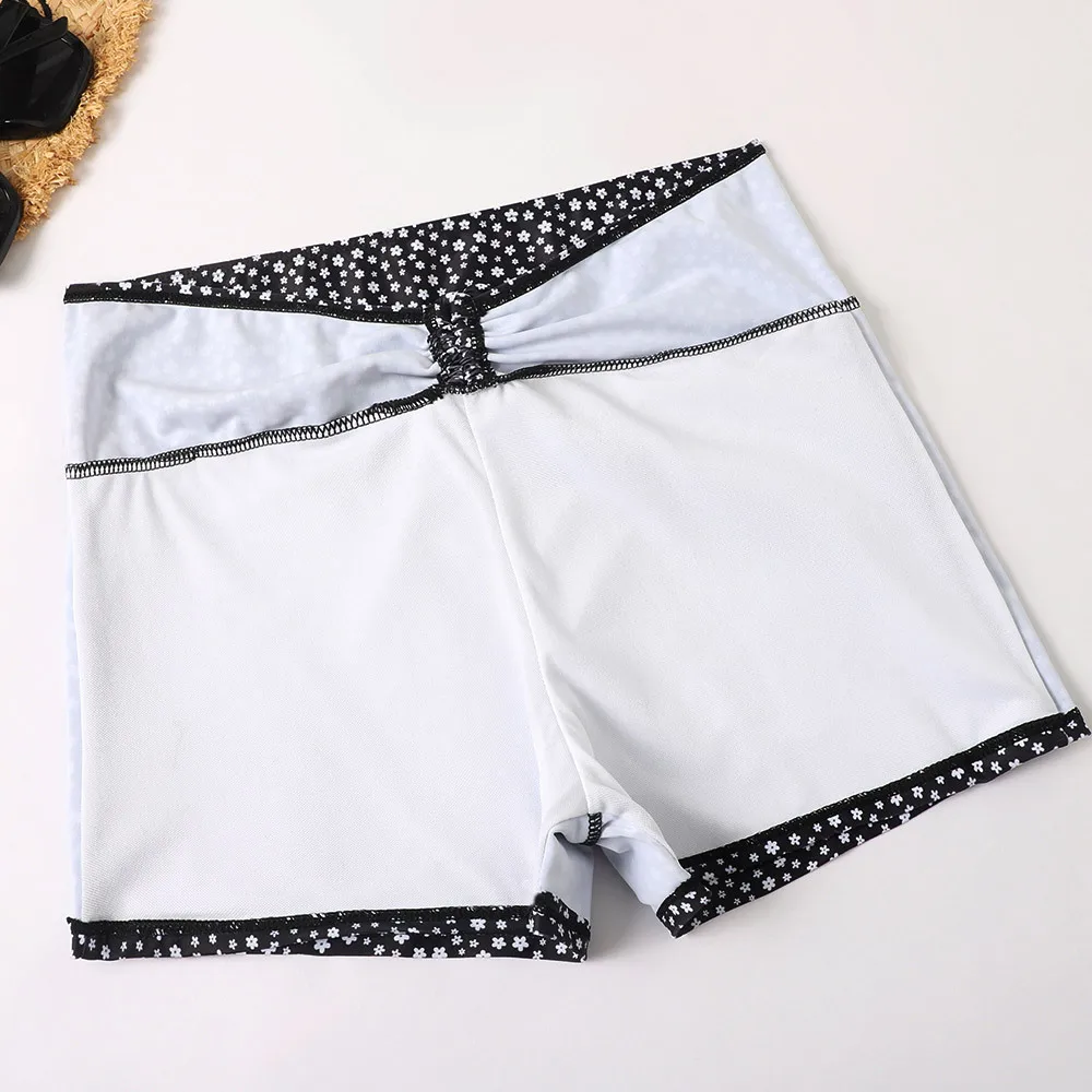 High Waist Bikini Swimsuit Women 2023 Push Up Bikini Floral Swimsuit Print Bikini boxers Swimwear Swim Trunks Bathing Suit