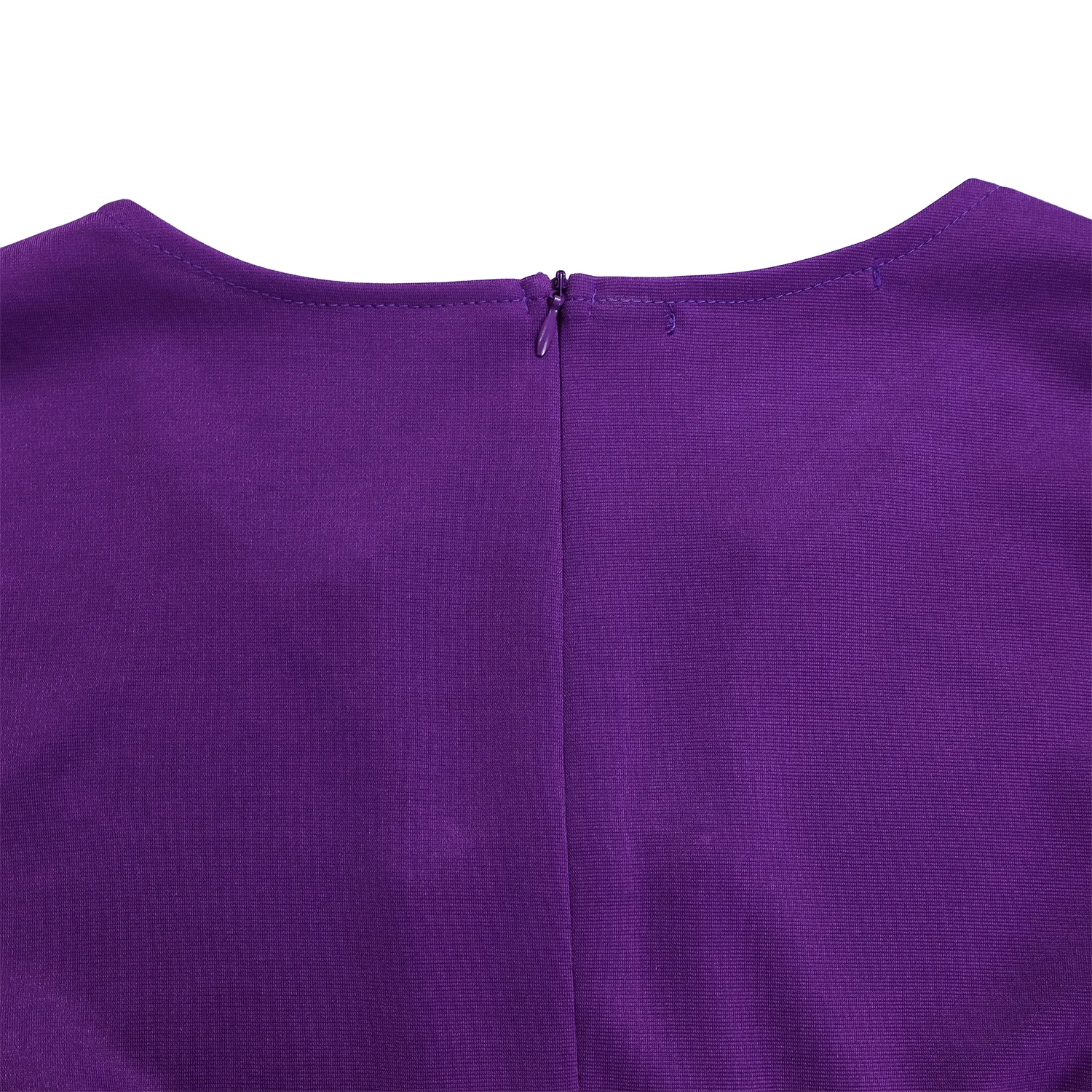 Plus-size women's 2025 autumn fashion elegant temperament solid color five-quarter sleeve dress Plus-size women's 2025 autumn fashion elegant temperament solid color five-quarter sleeve dress
