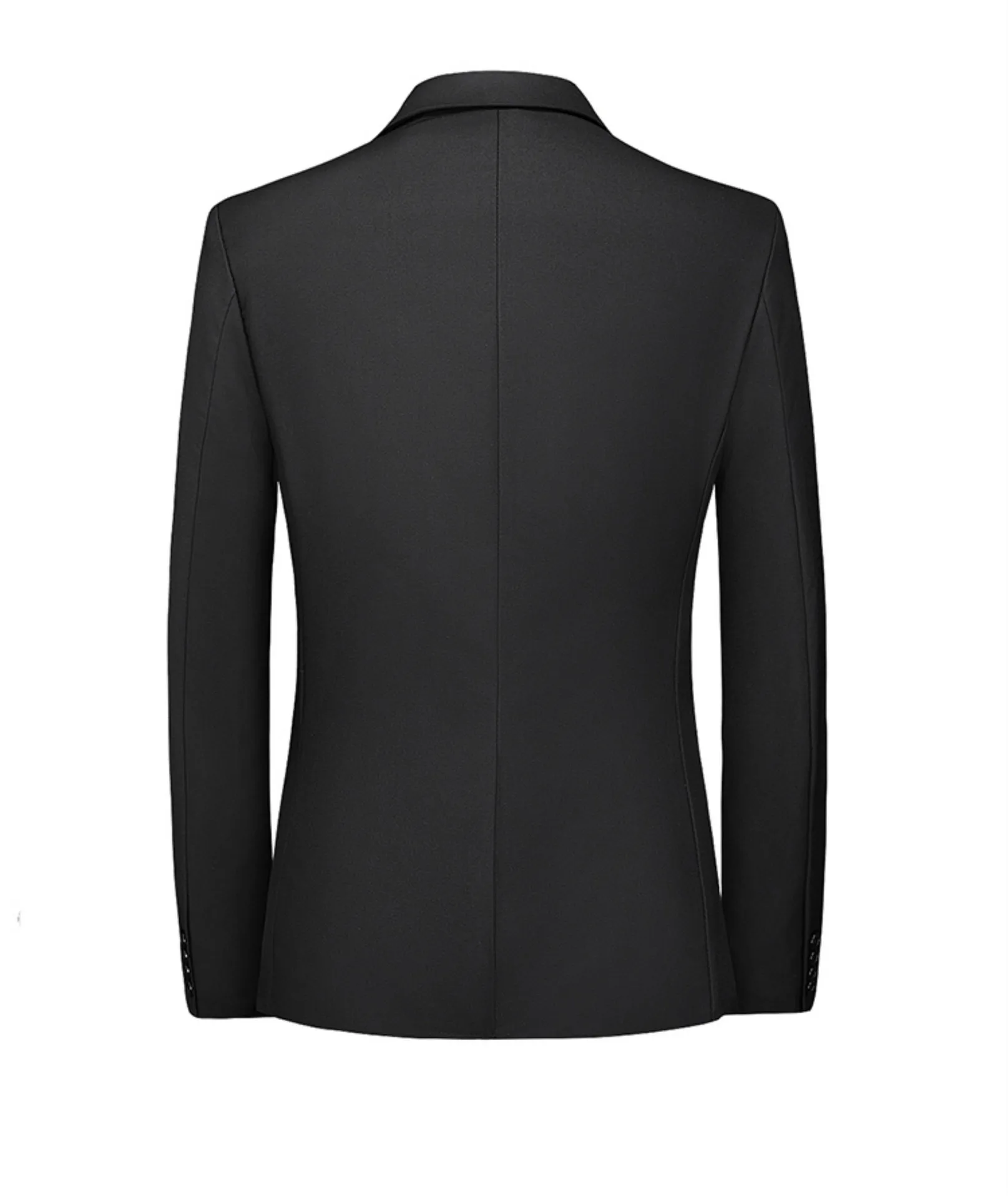 Suits Men Two Piece Sets Pant Set Blazer Turn Down Collar Full Sleeve Slim Fit Tight Waist Coat Long Pants Solid Wedding