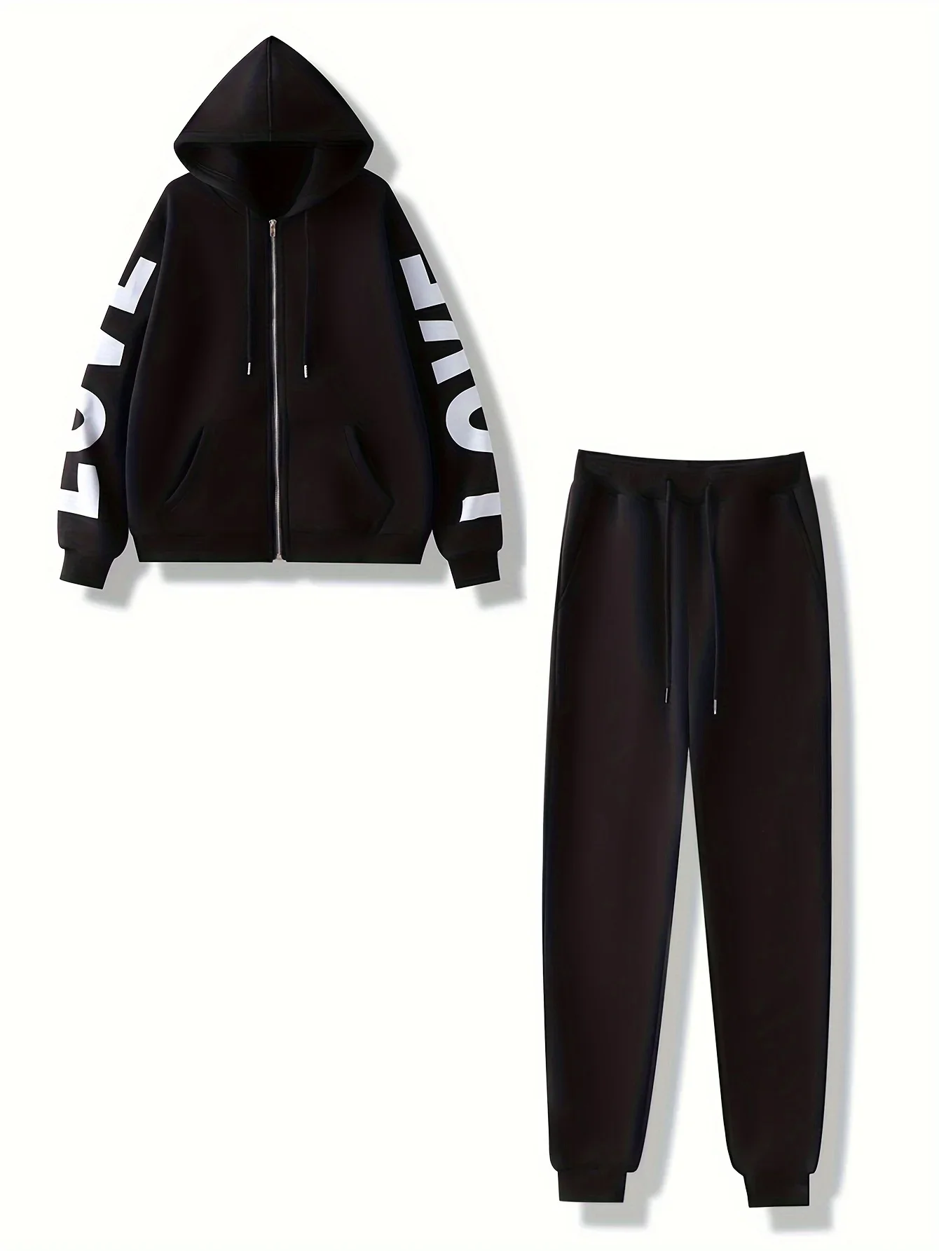 Women Clothes Sets 2024 New Casual GreyTracksuits Two Piece Set Women Sport Suit Hoodies Jogging Size Harajuku Women Clothes Sets 2024 New Casual GreyTracksuits Two Piece Set Women Sport Suit Hoodies Jogging Size Harajuku