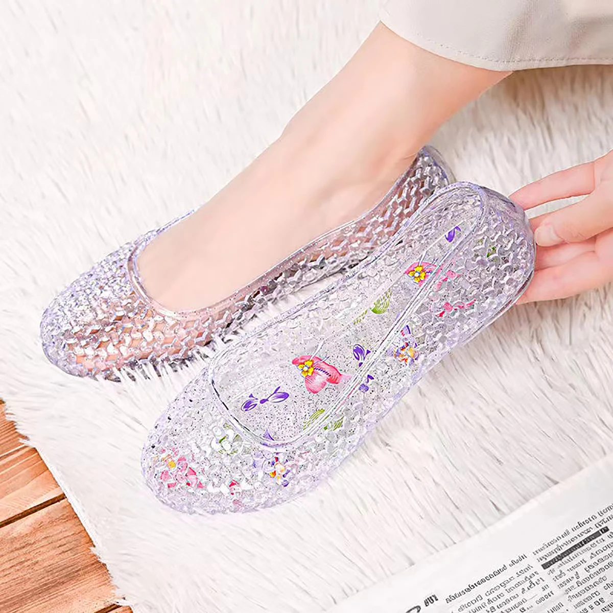 Ladies Sandals Sequin Flat Ladies Sandals Ladies Beach Jelly Shoes Women Shoes Sandalias De Mujer Clear Flat Sandals Ladies Sandals Sequin Flat Ladies Sandals Ladies Beach Jelly Shoes Women Shoes Sandalias De Mujer Clear Flat Sandals