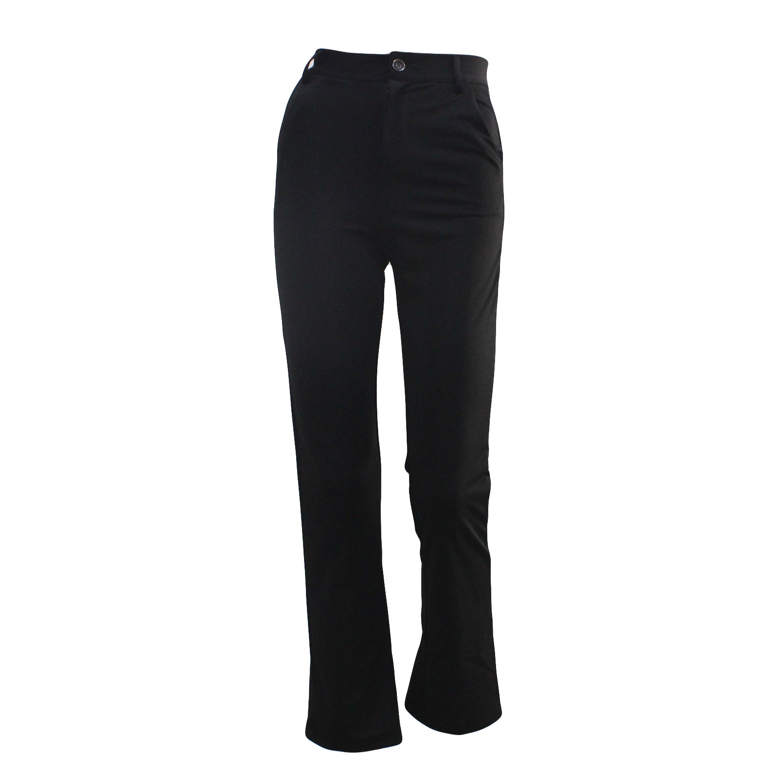 Autumn and Winter Women Pockets High Waist Solid Straight-leg Pants Long Trousers Flared Pants Autumn and Winter Women Pockets High Waist Solid Straight-leg Pants Long Trousers Flared Pants