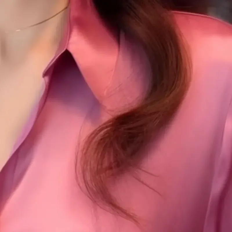 Spring Autumn Women's Solid Polo-Neck Blouses Button Up Elegant Loose Long Sleeve Clothes Office Ladies French Black Shirt Tops Spring Autumn Women's Solid Polo-Neck Blouses Button Up Elegant Loose Long Sleeve Clothes Office Ladies French Black Shirt Tops