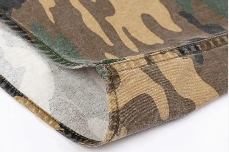 Men's Double Pocket Camo Shirt Men Camouflage Cargo Shirts High Quality Outdoor Hiking Sport Youth Out Wear Shirts
